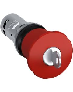 PULSADOR DE EMERGENCIA 40MM (REPONER C/LLAVE) 1NA+1NC ABB