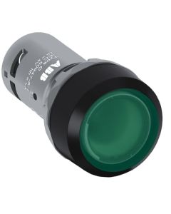 PULSADOR LUMINOSO COMPACTO 1NA VERDE 220VCA/VCC ABB