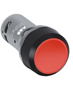 PULSADOR RASANTE CON RETENCION COMPACTO 1NA ROJO ABB