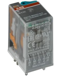 RELÉ ENCHUFABLE 4 INV*  250V/ 6A  24VCA ABB