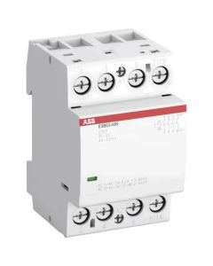 CONTACTOR ESB 63A, 4NA, 24VCA/VCC, 3 MÓDULOS ABB