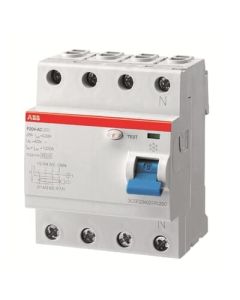 INT. DIFERENCIAL 4 X 125A SENS = 30MA AP-R ABB