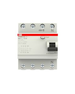 INTERRUPTOR DIFERENCIAL TETRAPOLAR IN 63A. 100 MA ABB