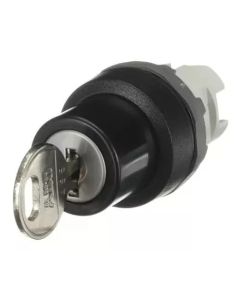 SELECTORA MODULAR 2 POSICIONES 45° (B-C) C/LLAVE ABB