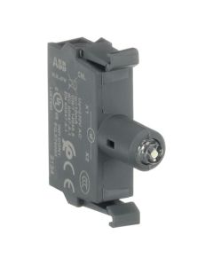 BLOQUE PORTALÁMPARAS CON LED INTEGRADO BLANCO 230VCA ABB