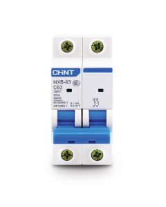 INT. TERMOMAGNÉTICO CHINT NXB-63 4A 6KA CURVA C 2-POLOS