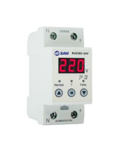 PROTECTOR  ALTA Y BAJA TENSION CON DISPLAY 32A BAW