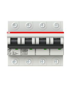 INT.TERMOMAGNÉTICO TETRAPOLAR IN 100A ICU = 10KA CURVA C ABB